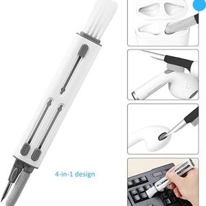 Multifunctional Cleaning Brush Kit - White and Gray